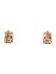 Earrings 14K Ruby, Sapphire & Diamond Earclips