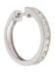 Earrings 14K 1.10ctw Diamond Hoop Earring