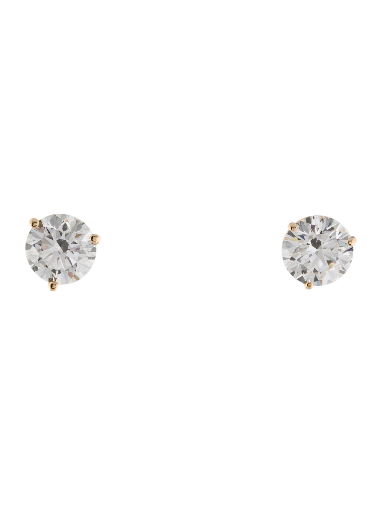 Earrings \14K 2.74ctw Lab-Grown Diamond Stud Earrings