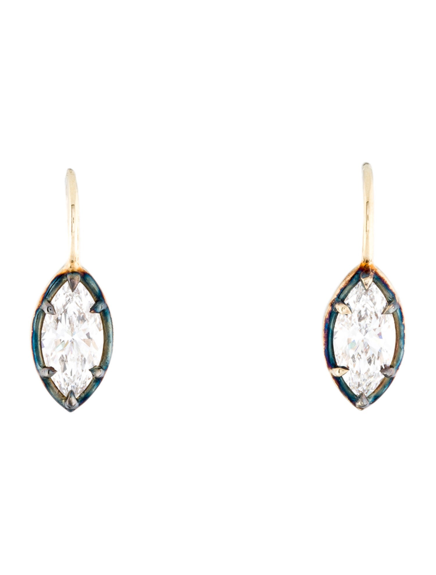 Earrings 14K 2.19ctw Lab-Grown Diamond Drop