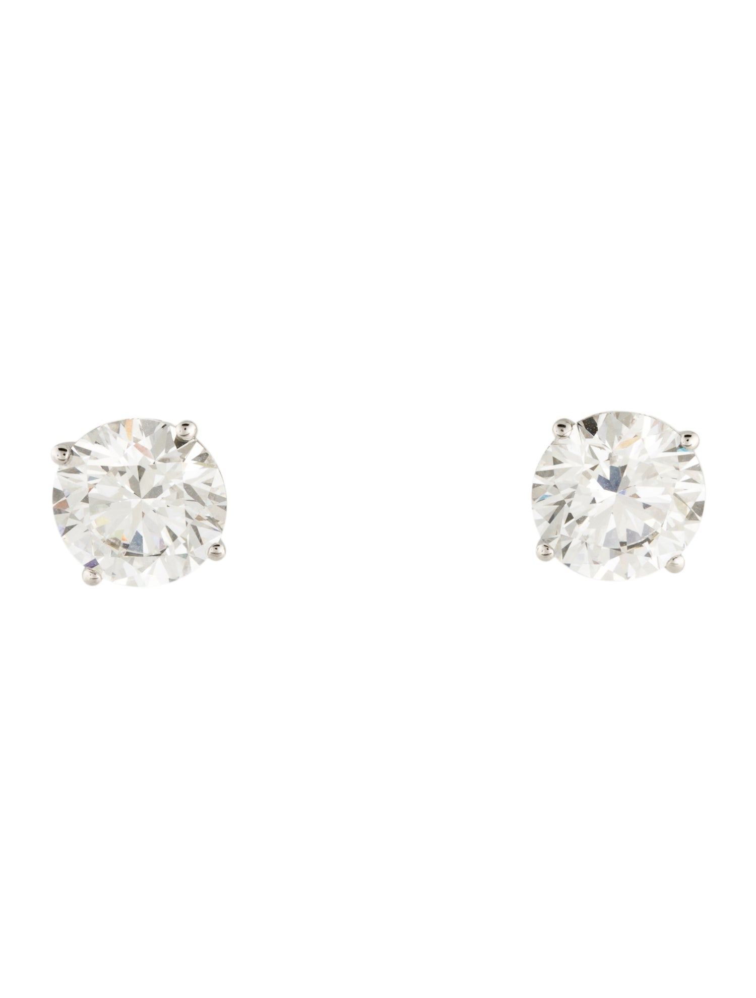 Earrings 14K 6.18ctw Lab-Grown Diamond Stud Earrings
