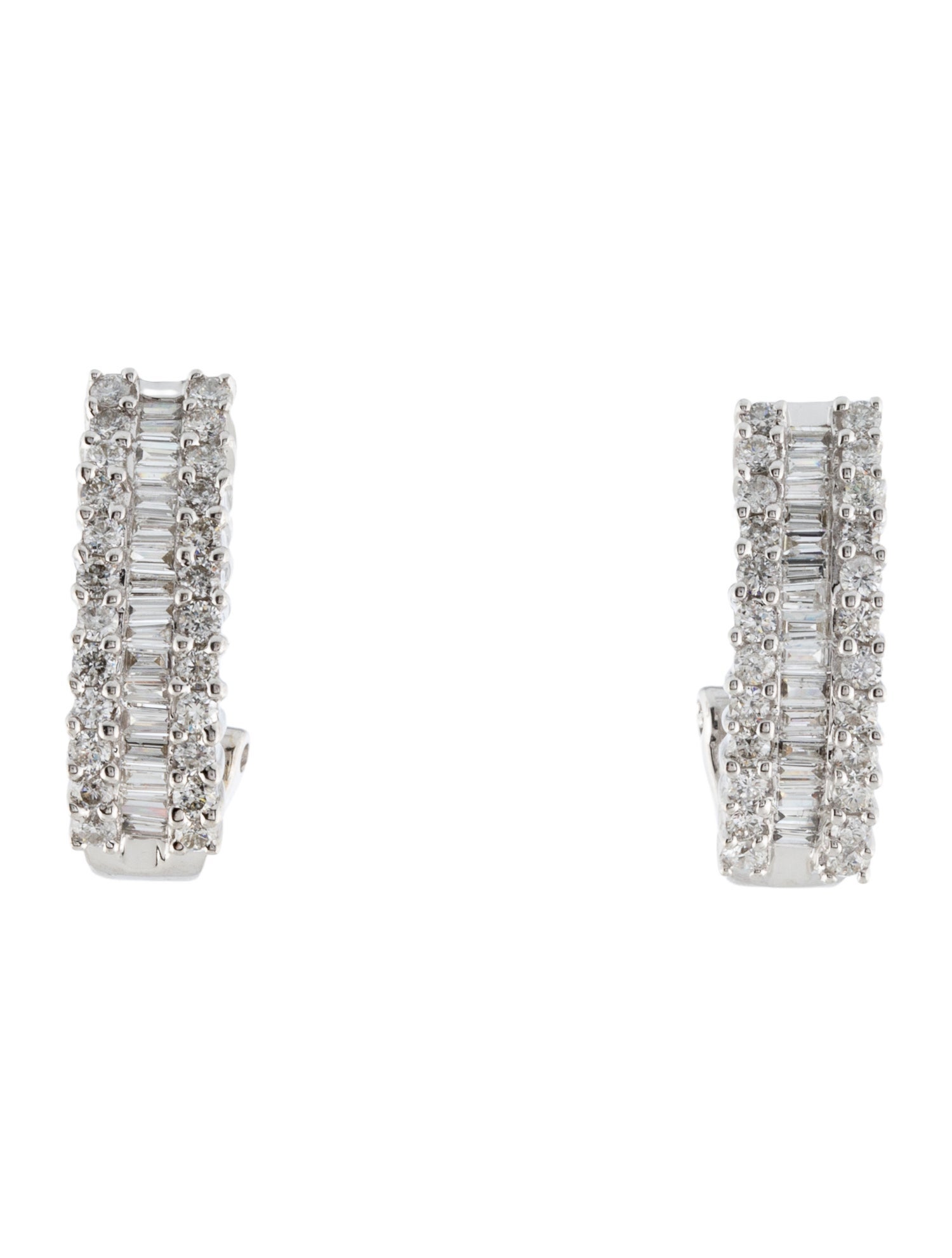 Earrings 14K Diamond Earclips