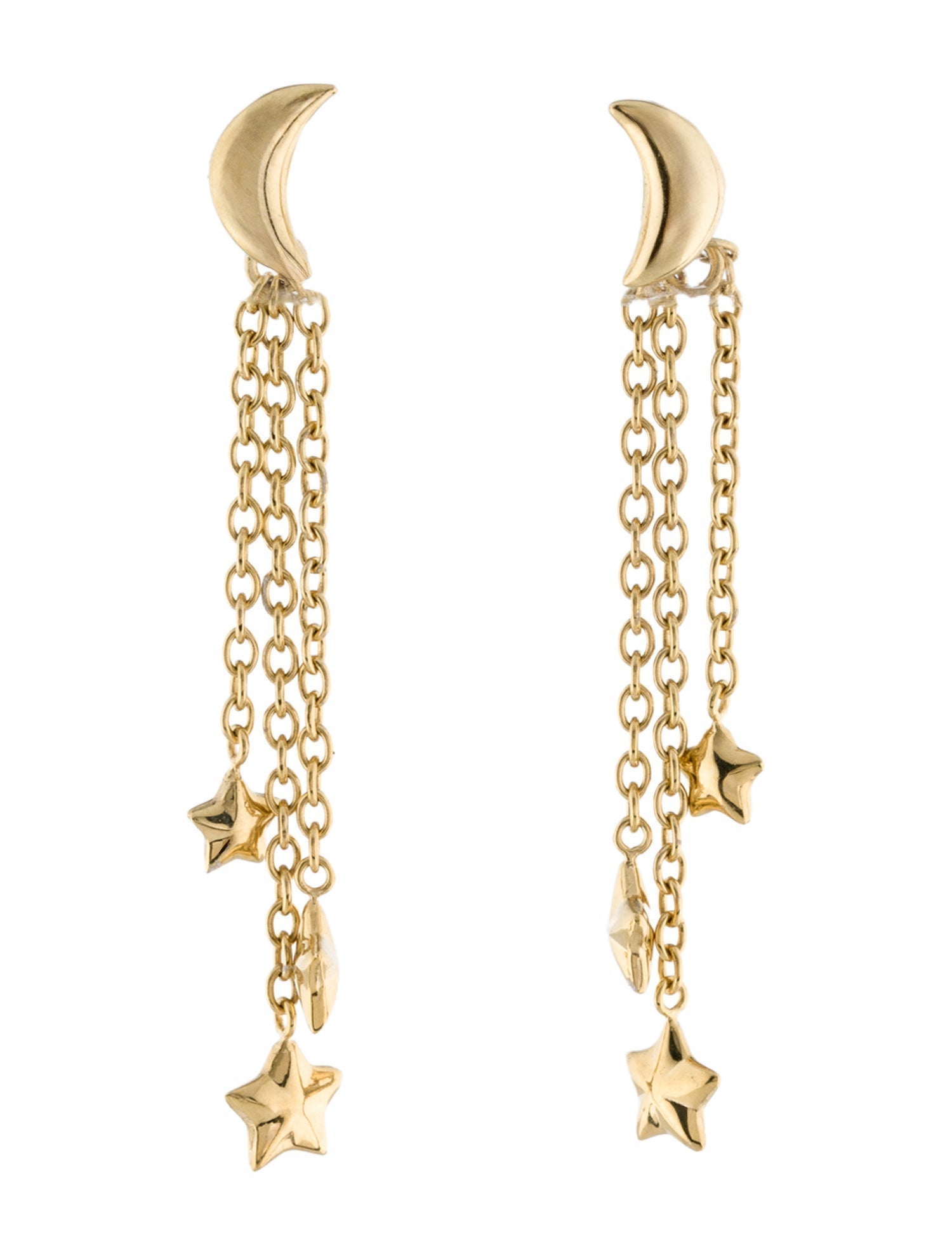 Earrings Sechic 14K Celestial Drop Earrings