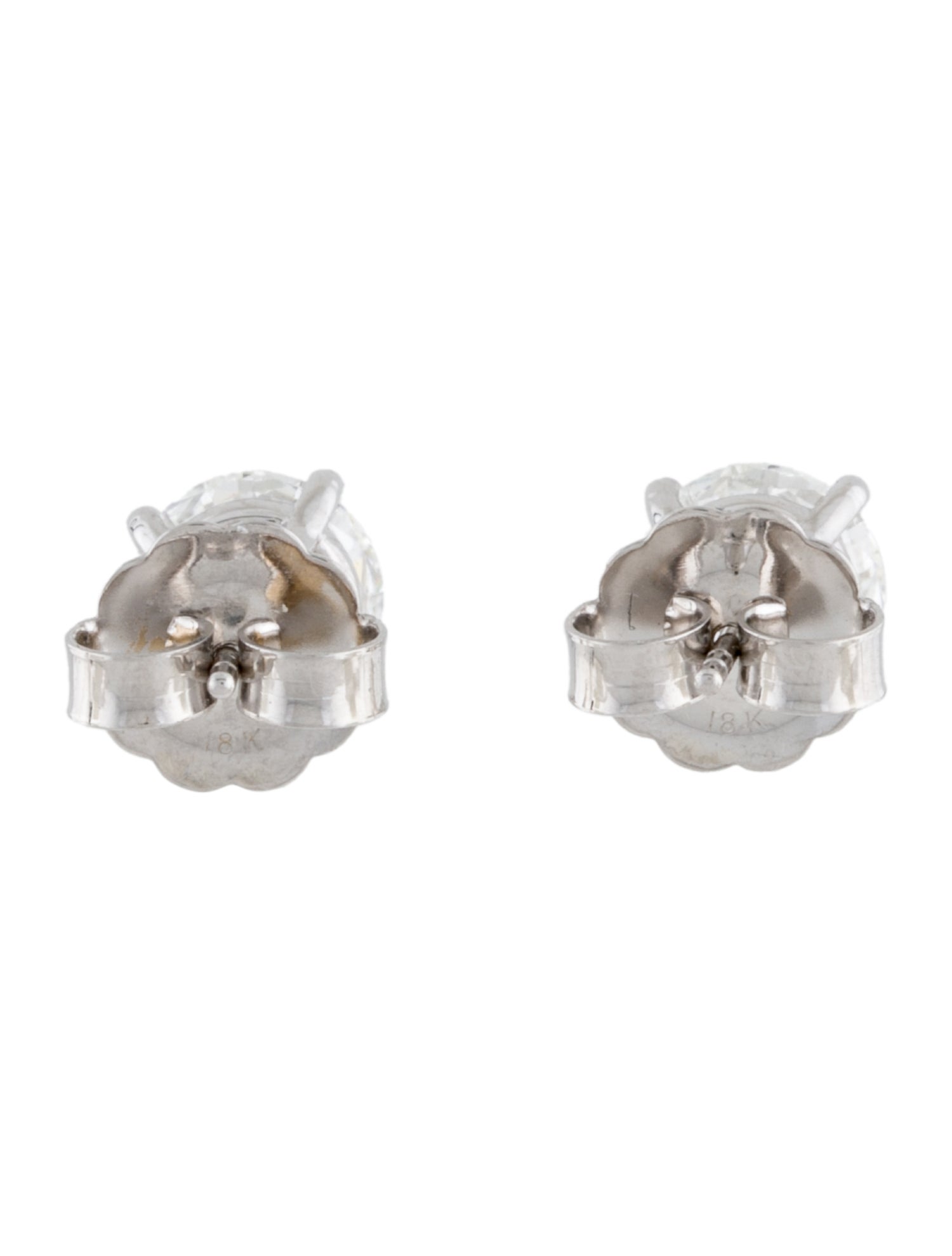 Earrings 18K 4.05ctw Lab-Grown Diamond Stud Earrings