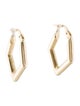 Earrings 14K Geometric Hoop Earrings