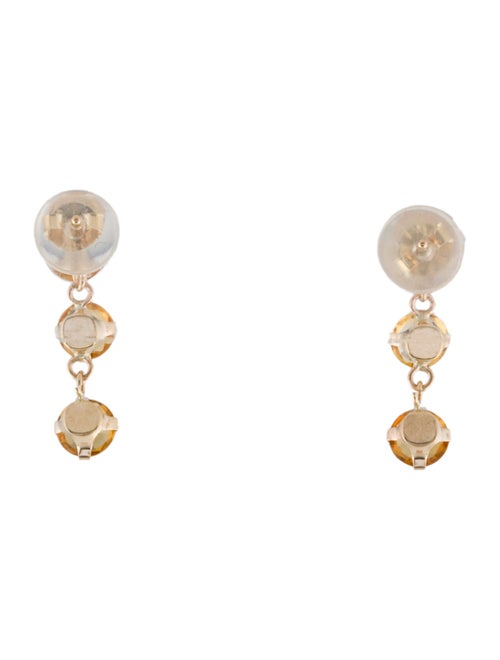 Earrings 14K 1.12ctw Citrine Drop Earrings