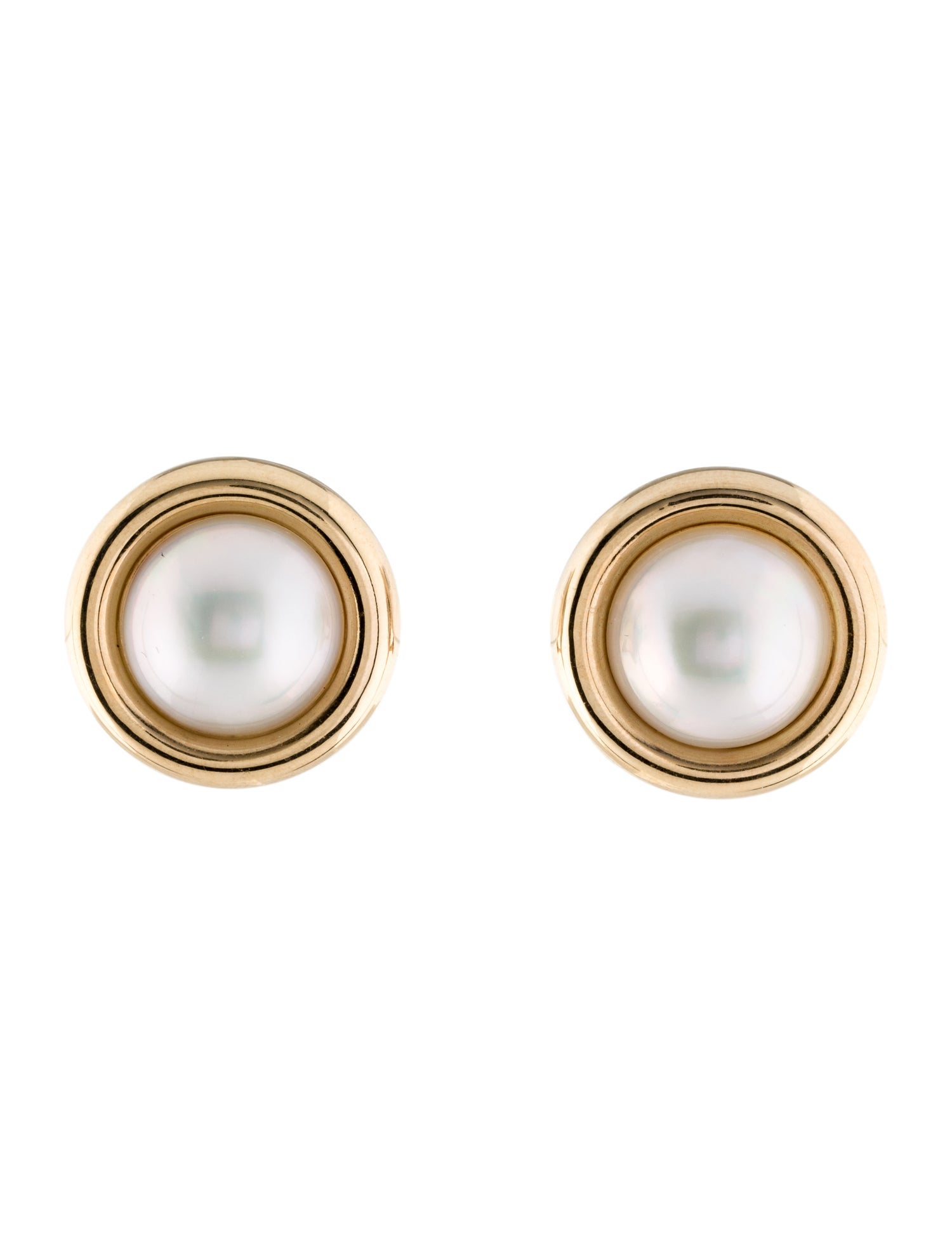 Earrings 14K Pearl Earclips