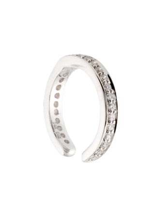 Earrings Earring 14K Diamond Cuff Single