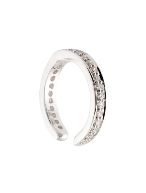 Earrings Earring 14K Diamond Cuff Single