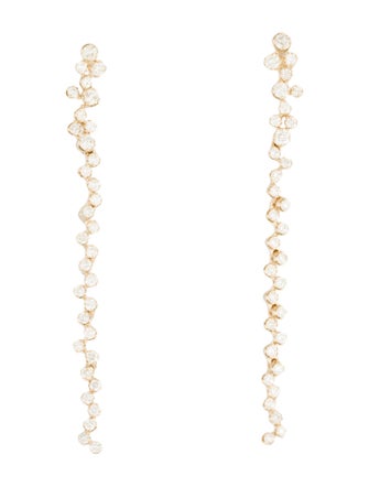 Earrings  14K Diamond Drop Earrings