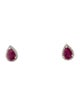 Earrings 14K Ruby & Diamond Stud Earrings