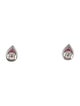 Earrings 14K Ruby & Diamond Stud Earrings