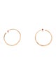 Earrings 14K Open Circle Drop Earrings