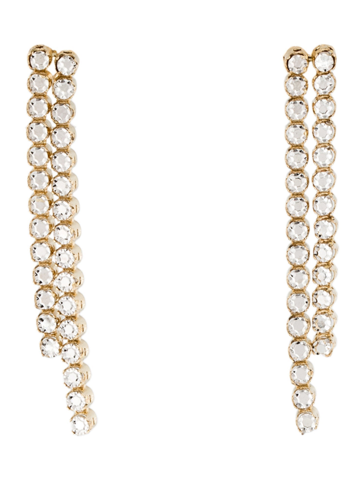 Earrings 14K Two-Tone Cascade Drop Earrings