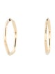 Earrings 14K Endless Hexagon Hoop