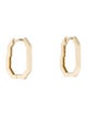 Earrings 14K Geometric Hoop Earrings