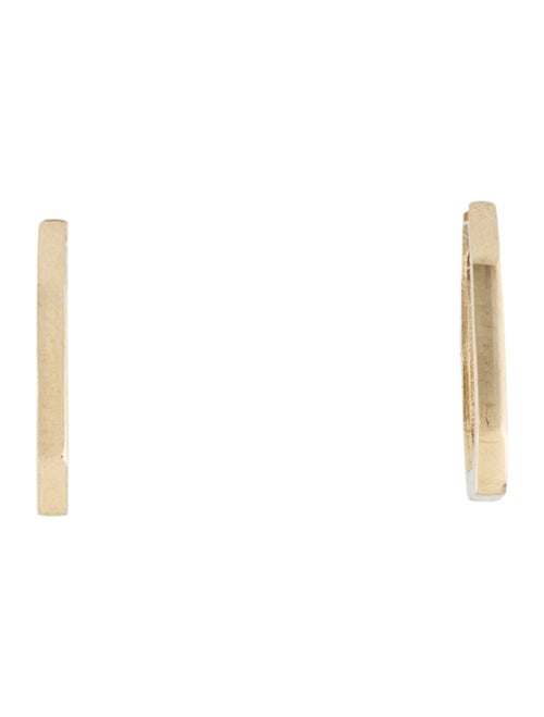 Earrings 14K Geometric Hoop Earrings