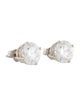 Earrings 14K 3.61ctw Lab-Grown Diamond Solitaire Stud Earrings