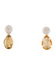 Earrings 14K 2.48ctw Citrine Drop Earrings