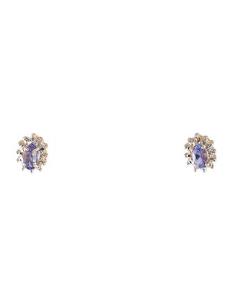 Earrings 14K Tanzanite Stud Earrings