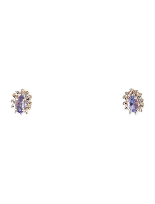 Earrings 14K Tanzanite Stud Earrings