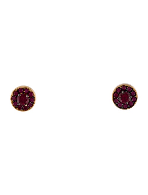 Jemma Wynne 18K Ruby Stud Earrings