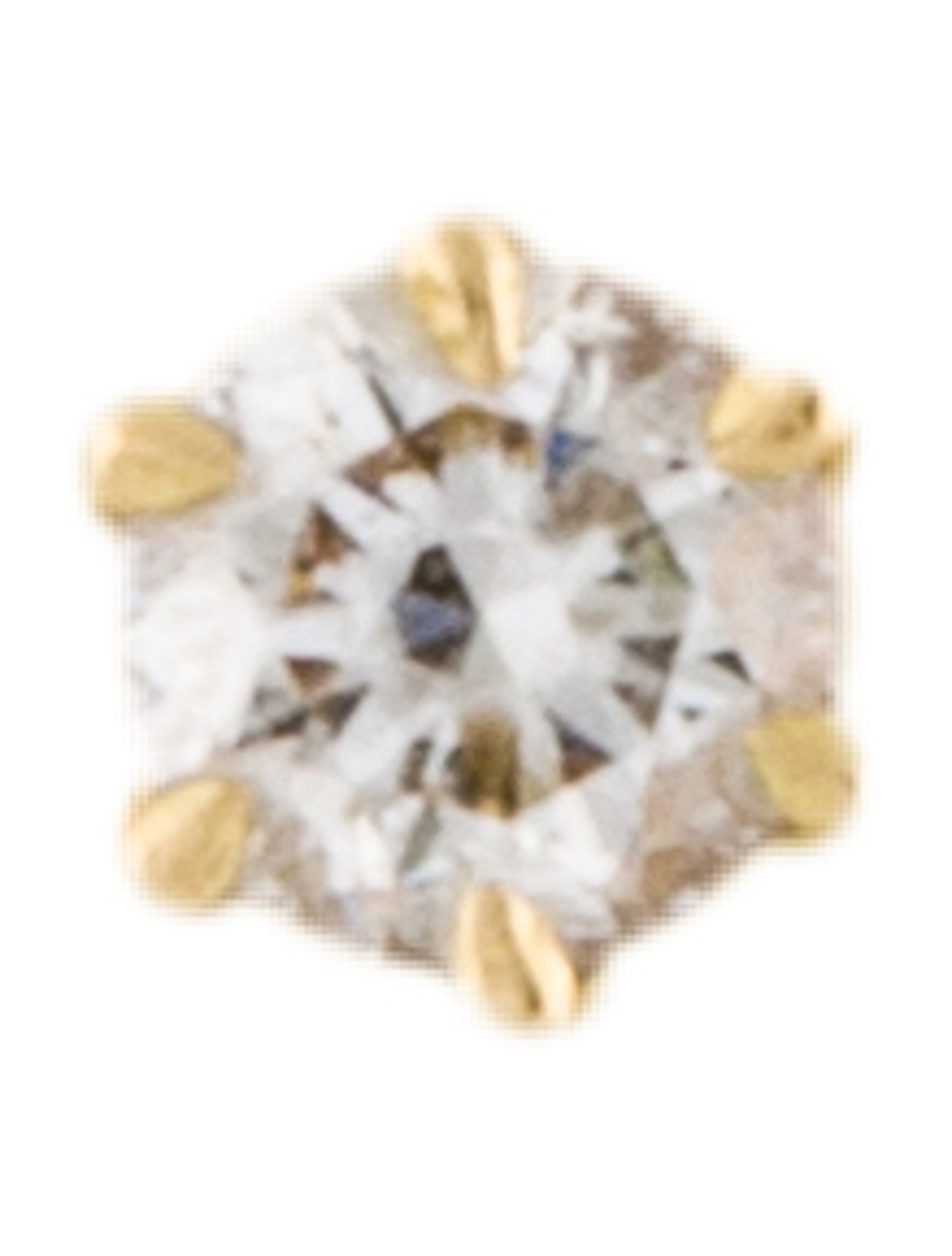 Earrings 18K Diamond Single Stud Earring