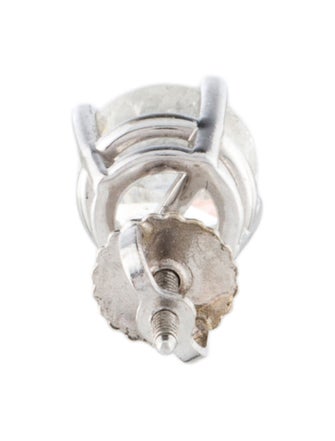 Earrings 14K 1.27ct Diamond Threaded Single Stud Earring