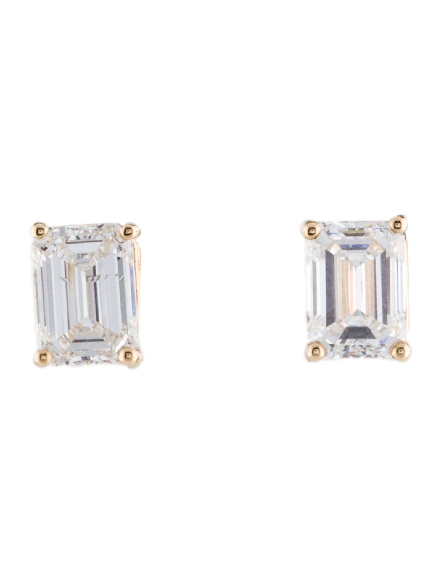 Earrings 14K 3.03ctw Lab-Grown Diamond Stud Earrings