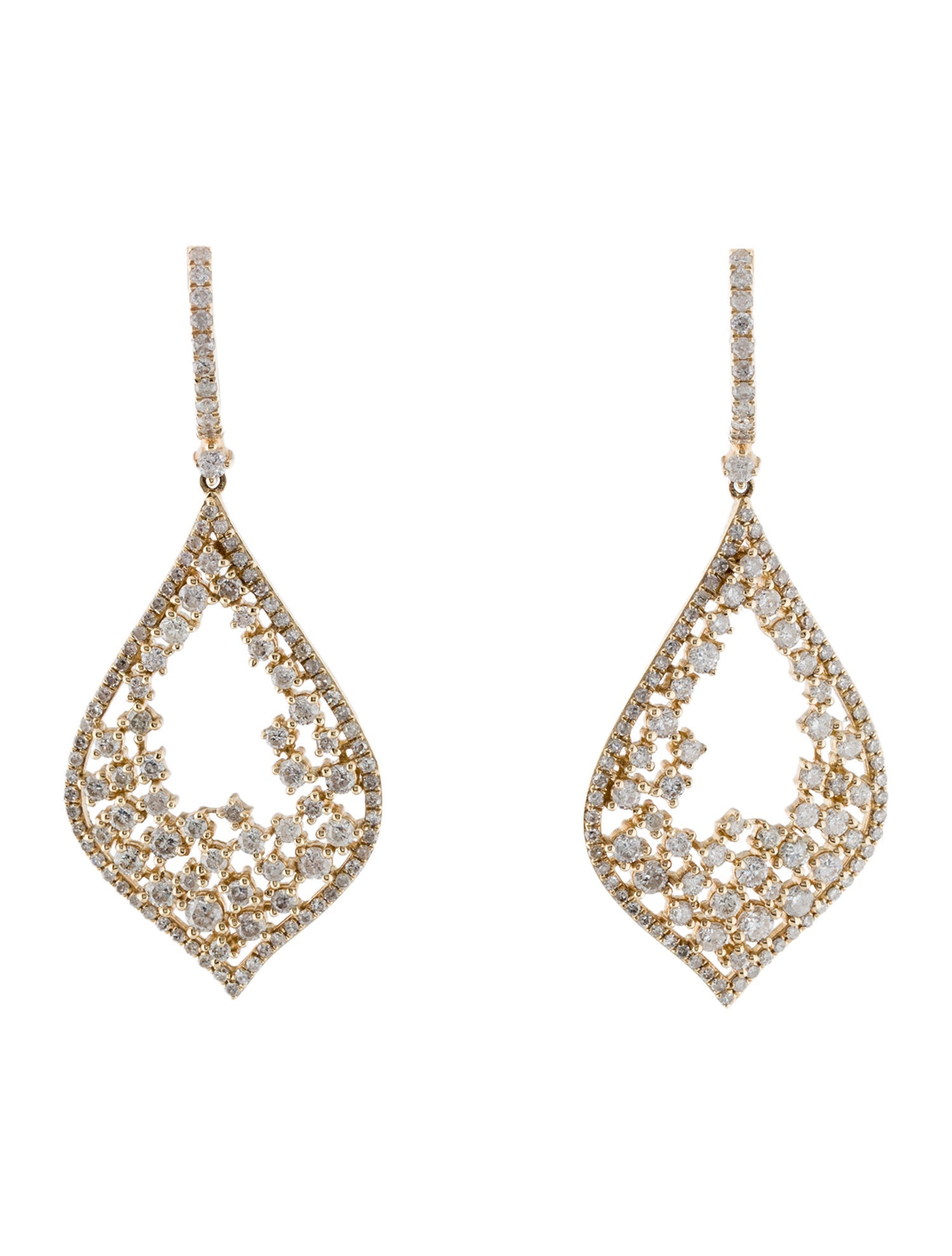 Earrings 14K 2.51ctw Diamond Drop Earrings