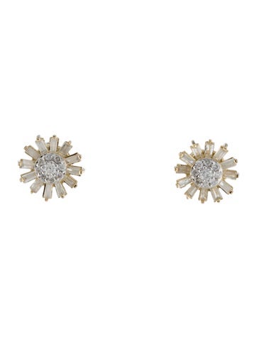 Earrings Stud 14K Diamond
