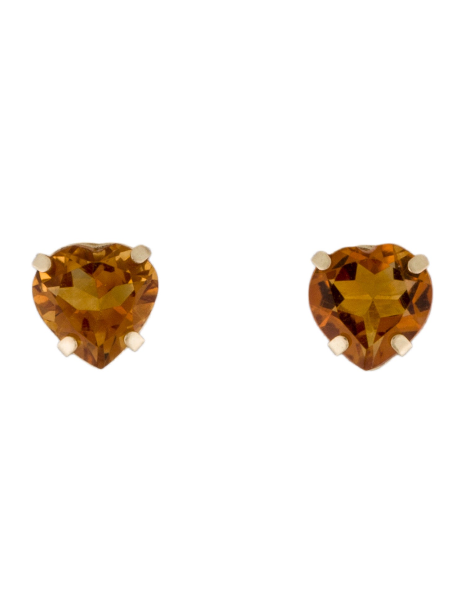 Earrings 14K 1.56ctw Citrine Stud Earrings