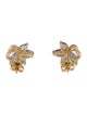 Earrings 14K 2.76ctw Tanzanite Floral Stud Earrings