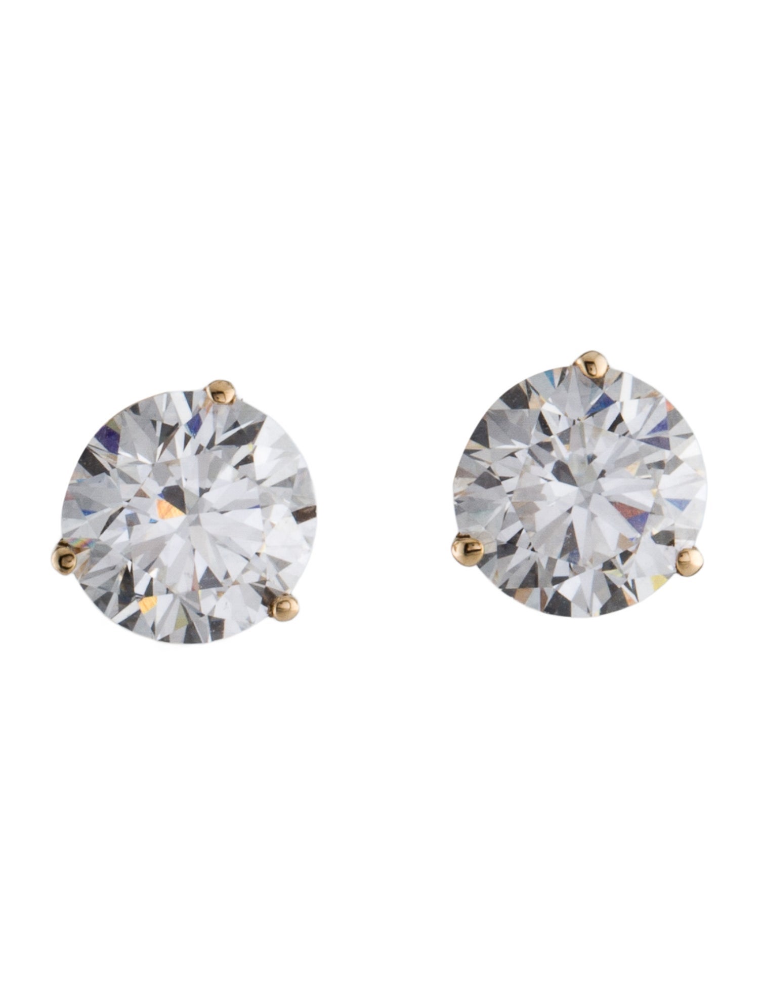 Earrings 14K 3.84ctw Lab-Grown Diamond Stud Earrings