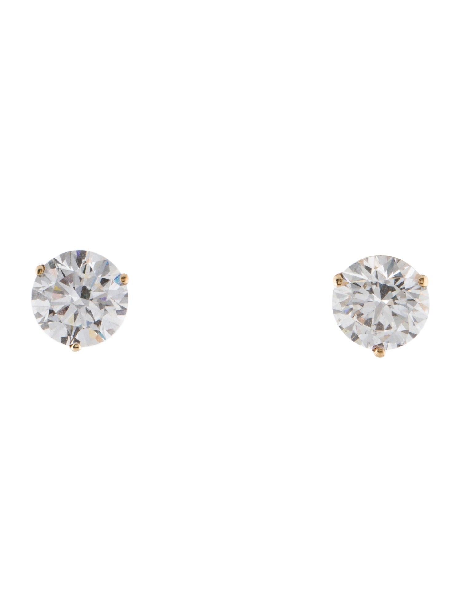 Earrings 14K 3.92ctw Lab-Grown Diamond Stud Earrings