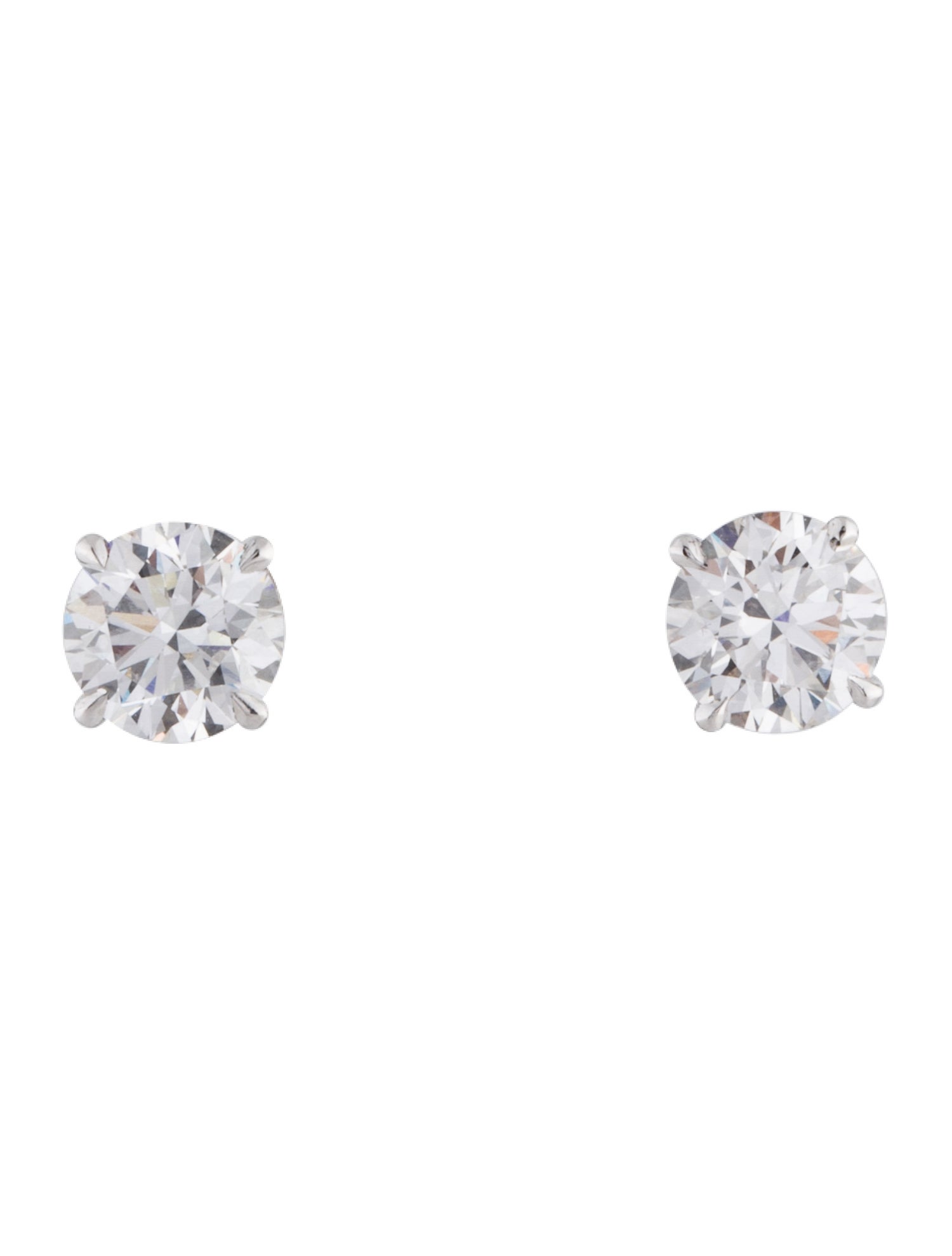 Earrings Platinum 2.14ctw Lab-Grown Diamond Stud Earrings