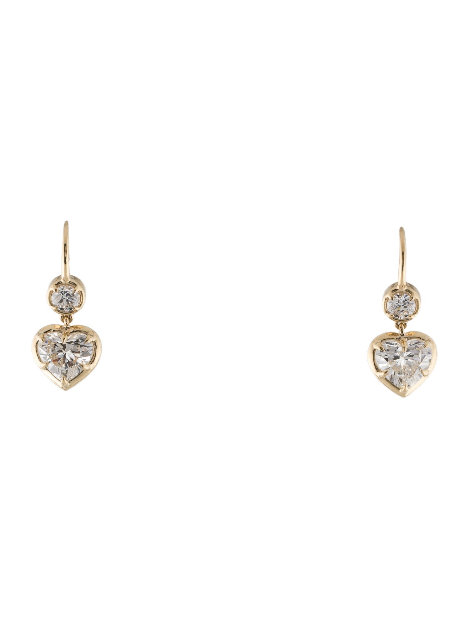 Earrings 14K 3.45ctw Lab-Grown Diamond Drop Earrings