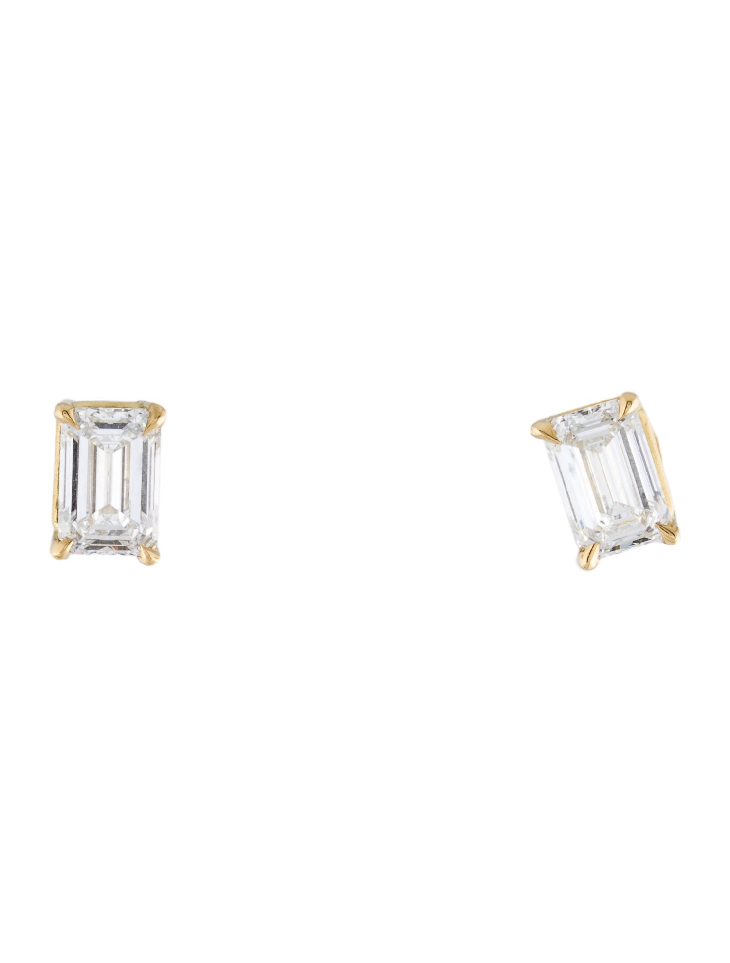Earrings 18K 2.17ctw Lab-Grown Diamond Stud Earrings