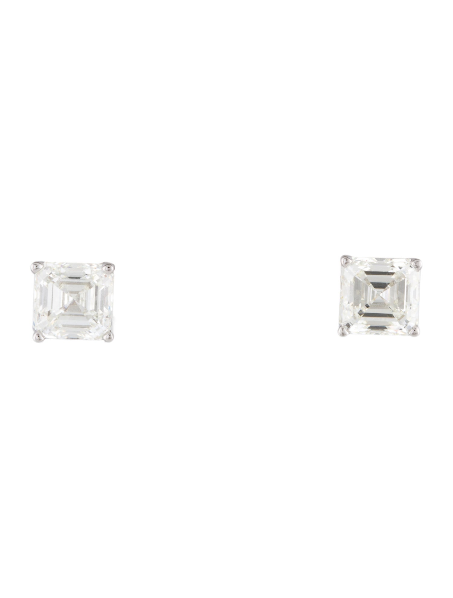 Earrings 14K 2.00ctw Lab-Grown Diamond Solitaire Stud Earrings