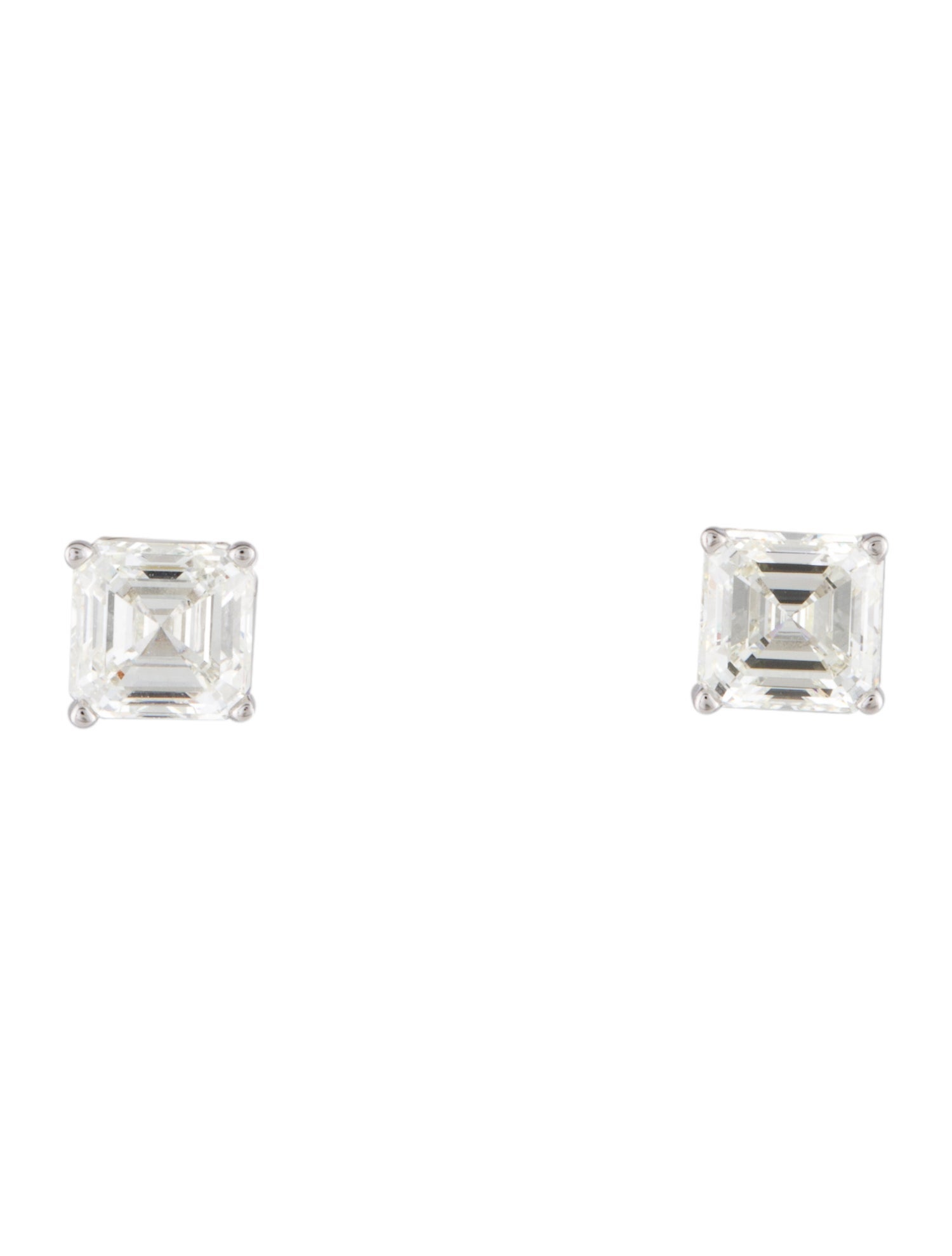 Earrings 14K 2.00ctw Lab-Grown Diamond Solitaire Stud Earrings