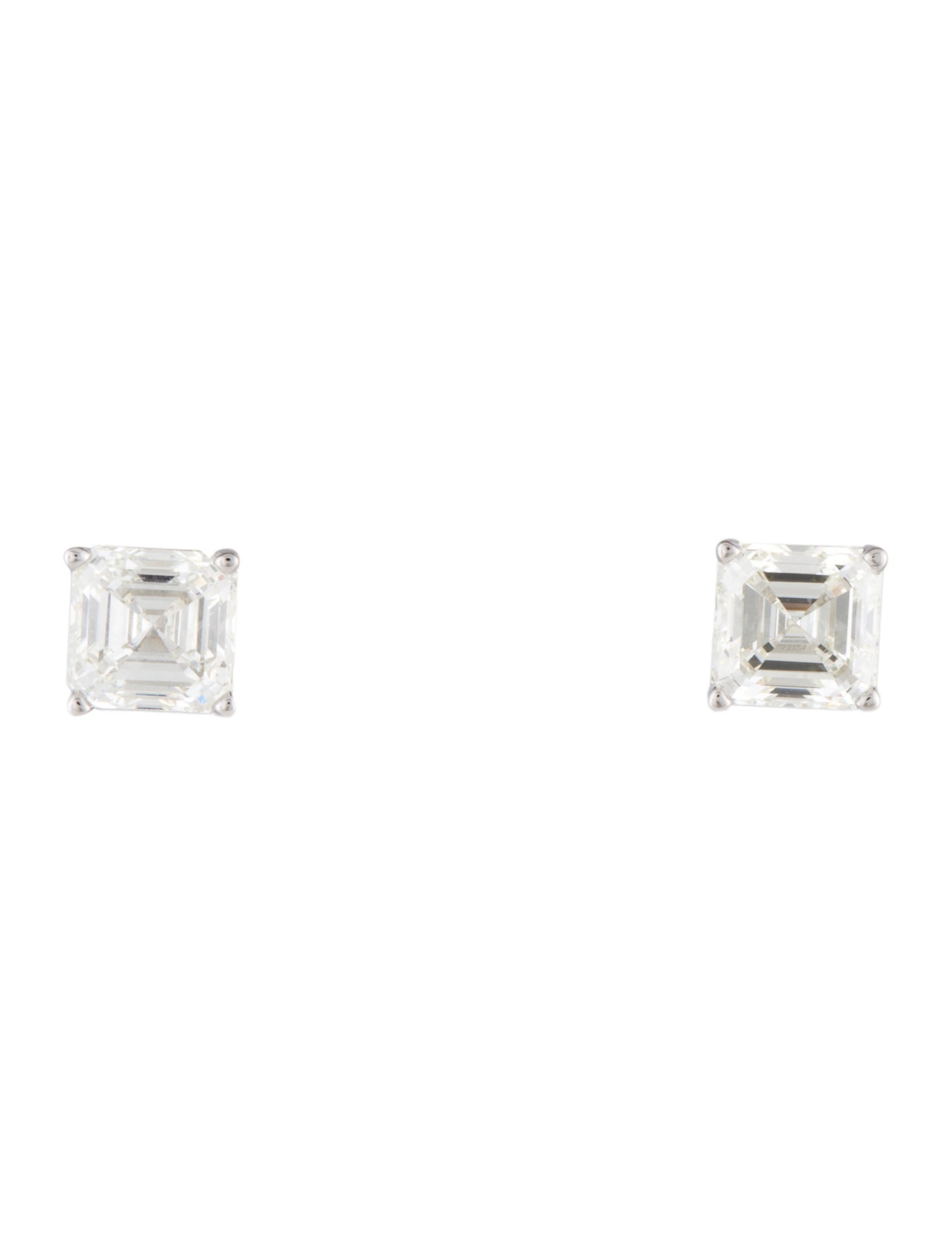 Earrings 14K 2.00ctw Lab-Grown Diamond Solitaire Stud Earrings