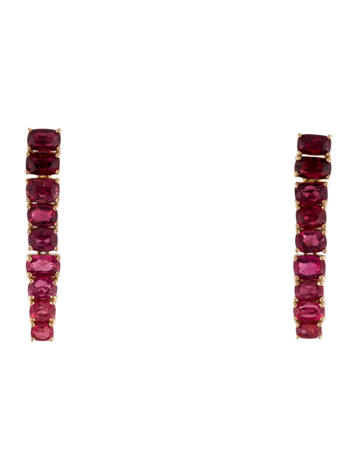 Earrings 18K Spinel Ombré Drop Earrings