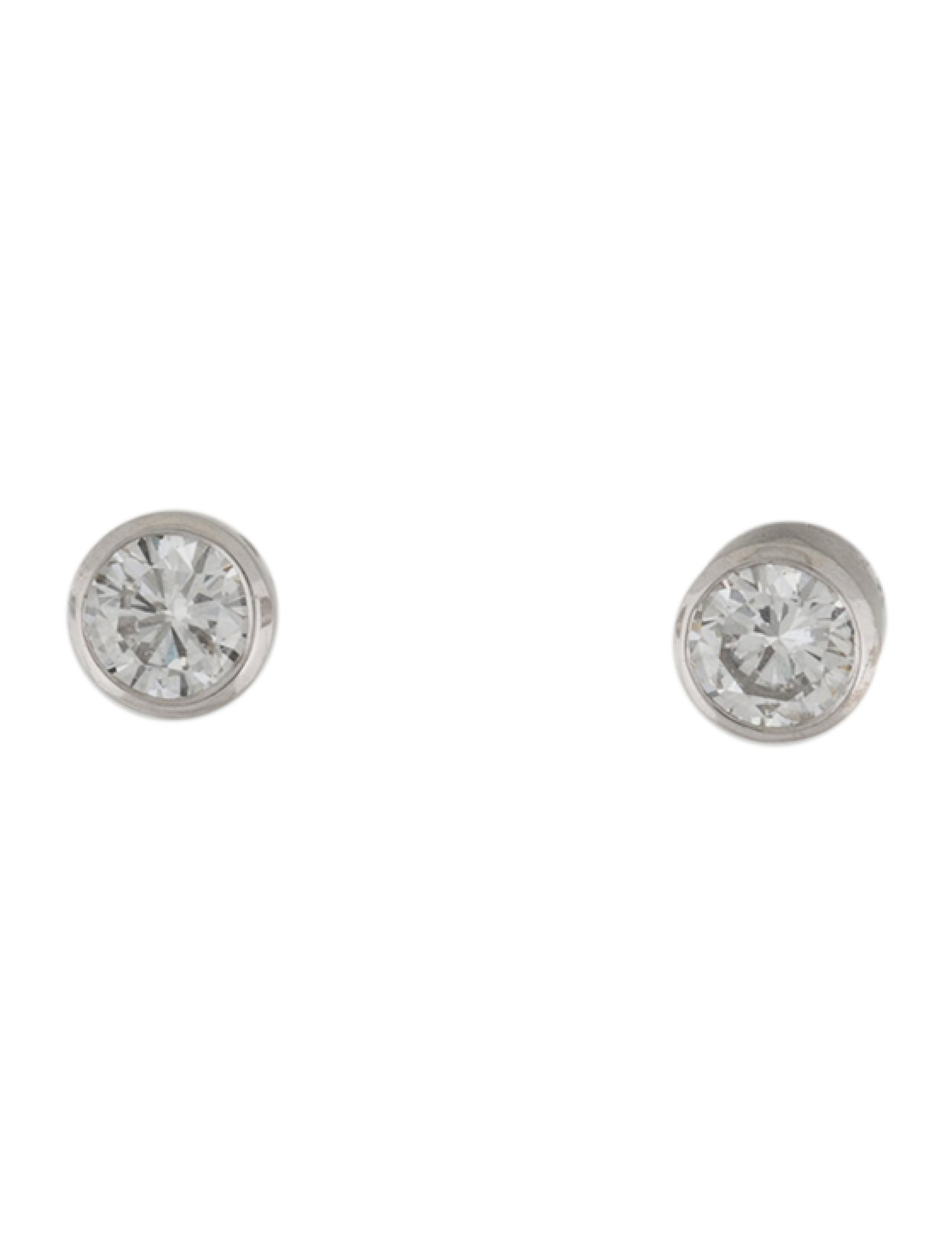 Earrings Platinum Diamond Stud Earrings