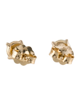 Earrings 14K 1.01ctw Diamond Solitaire Stud Earrings