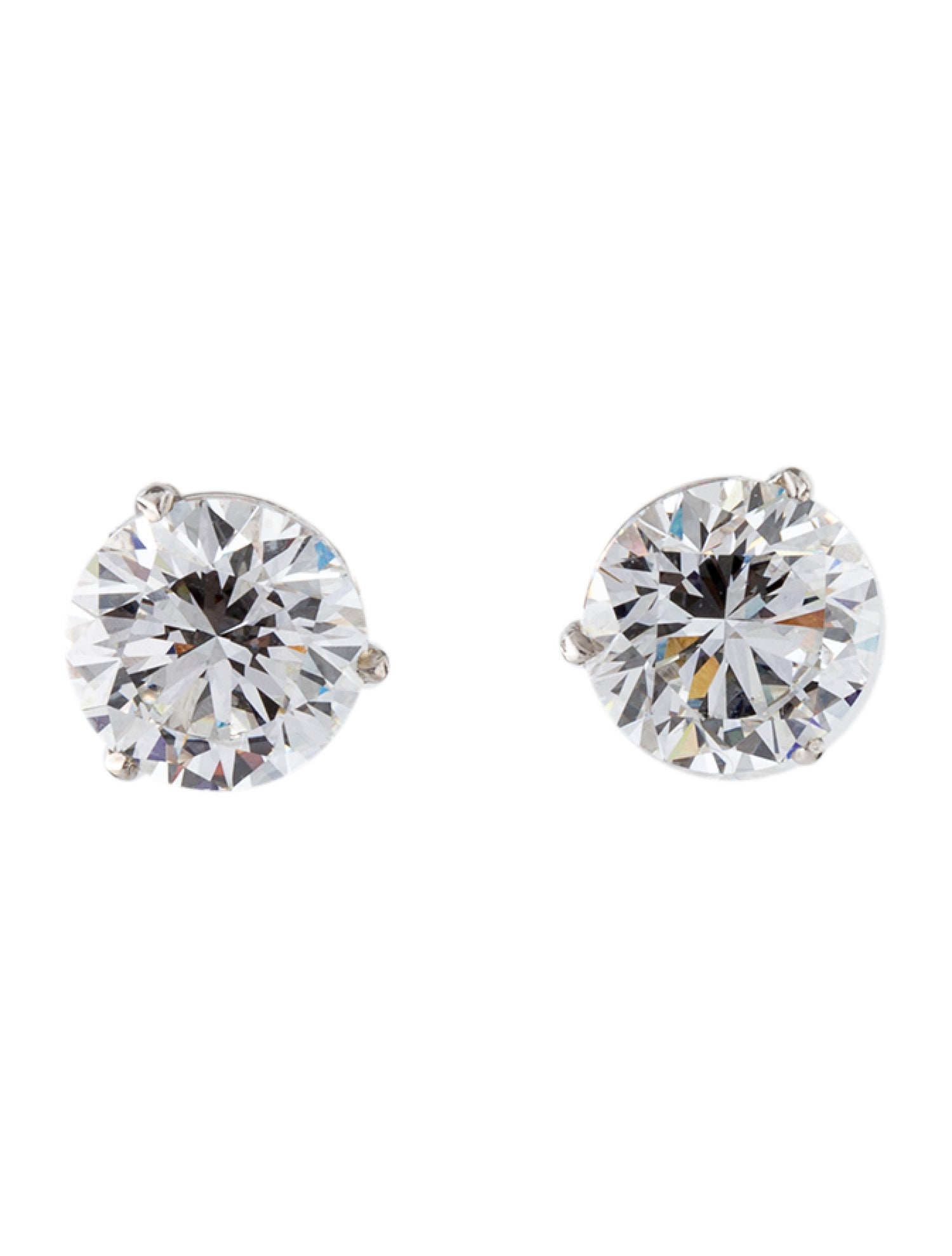 Earrings 14K 7.08ctw Lab-Grown Diamond Stud Earrings