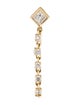 Earrings 14K Diamond Chain Drop Single Earring