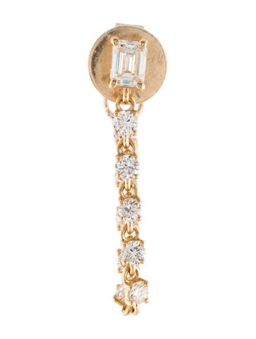 Earrings Single Earring 18K Diamond Drop