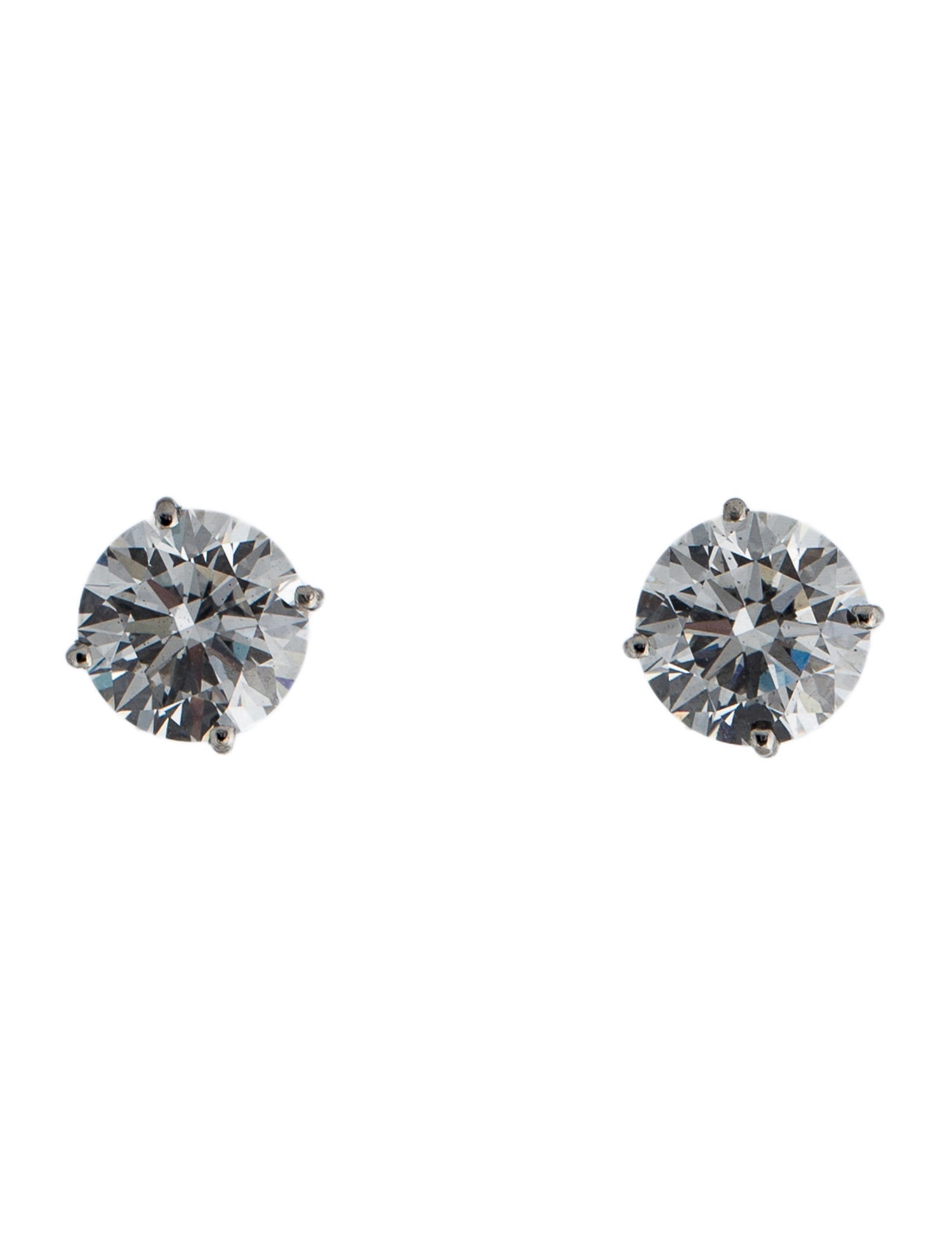 Earrings Platinum 8.49ctw Lab-Grown Diamond Stud Earrings