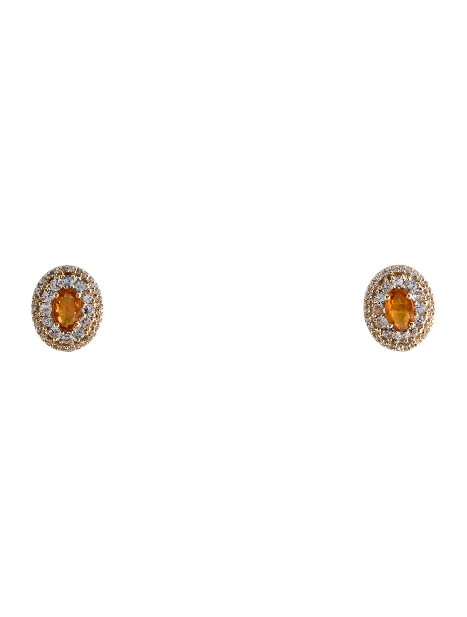 Earrings 14K 1.95ctw Sapphire Stud Earrings