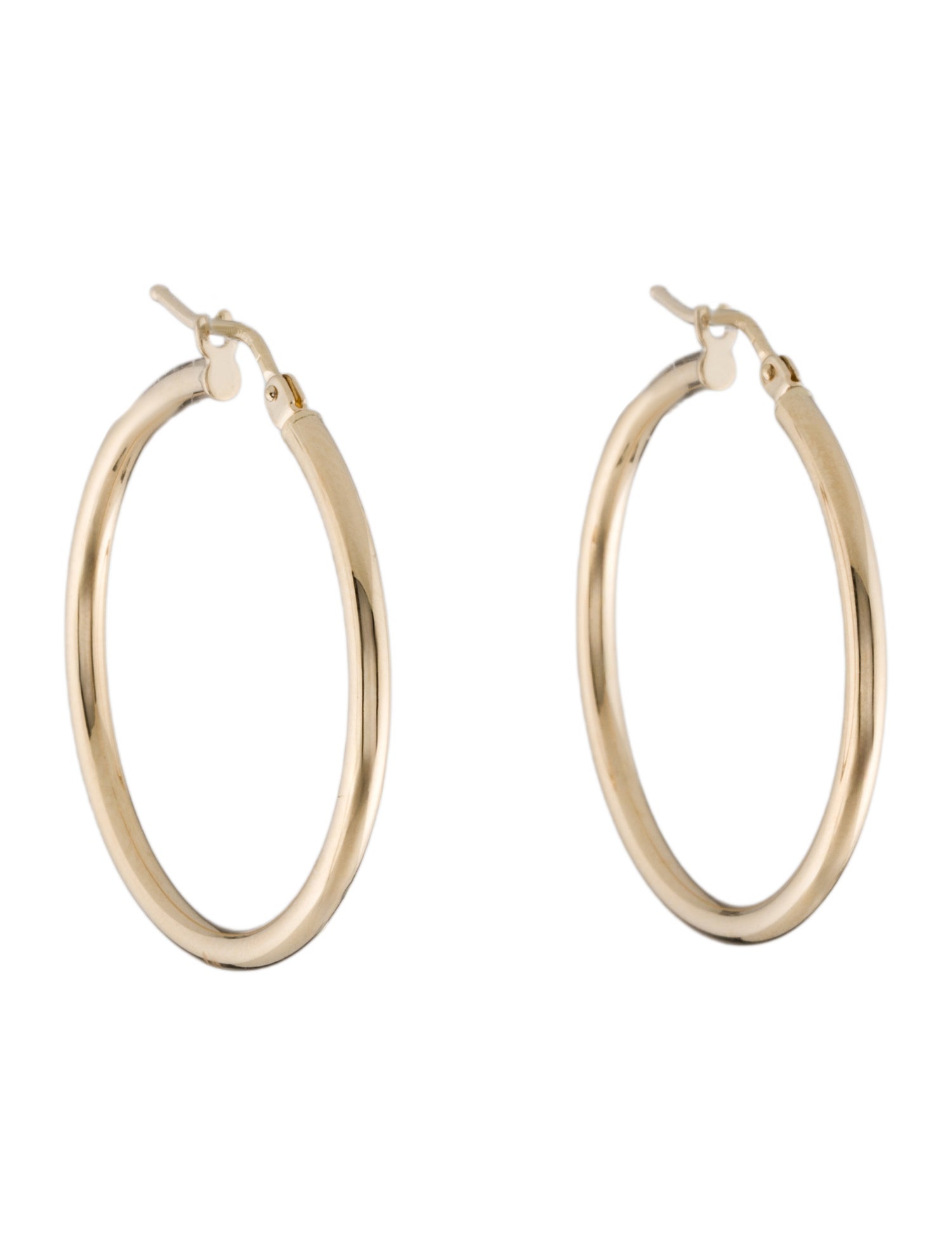 Earrings 14K Polished Hoop